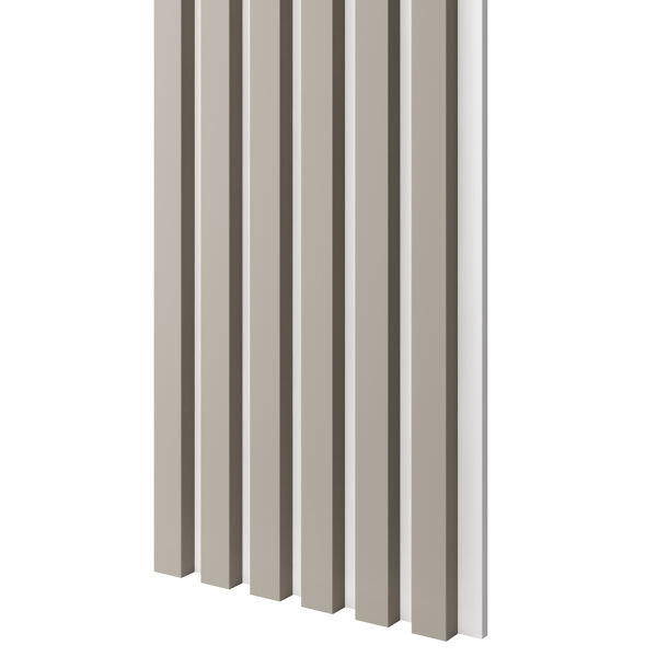 MDF Seinapaneel Beez/valge 300x24x2750mm