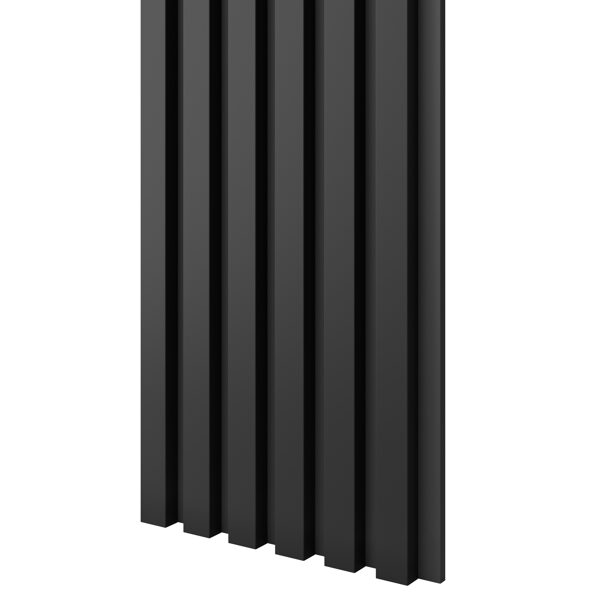 MDF Seinapaneel Must/must 300x24x2750mm