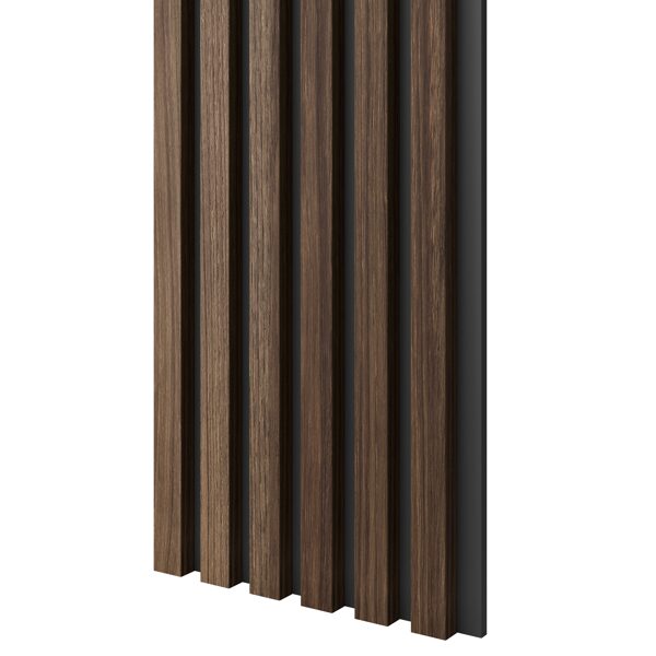 MDF Seinapaneel Pähkel/must 300x24x2750mm