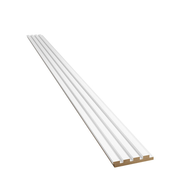 Minilamell Valge 123x16x2750mm